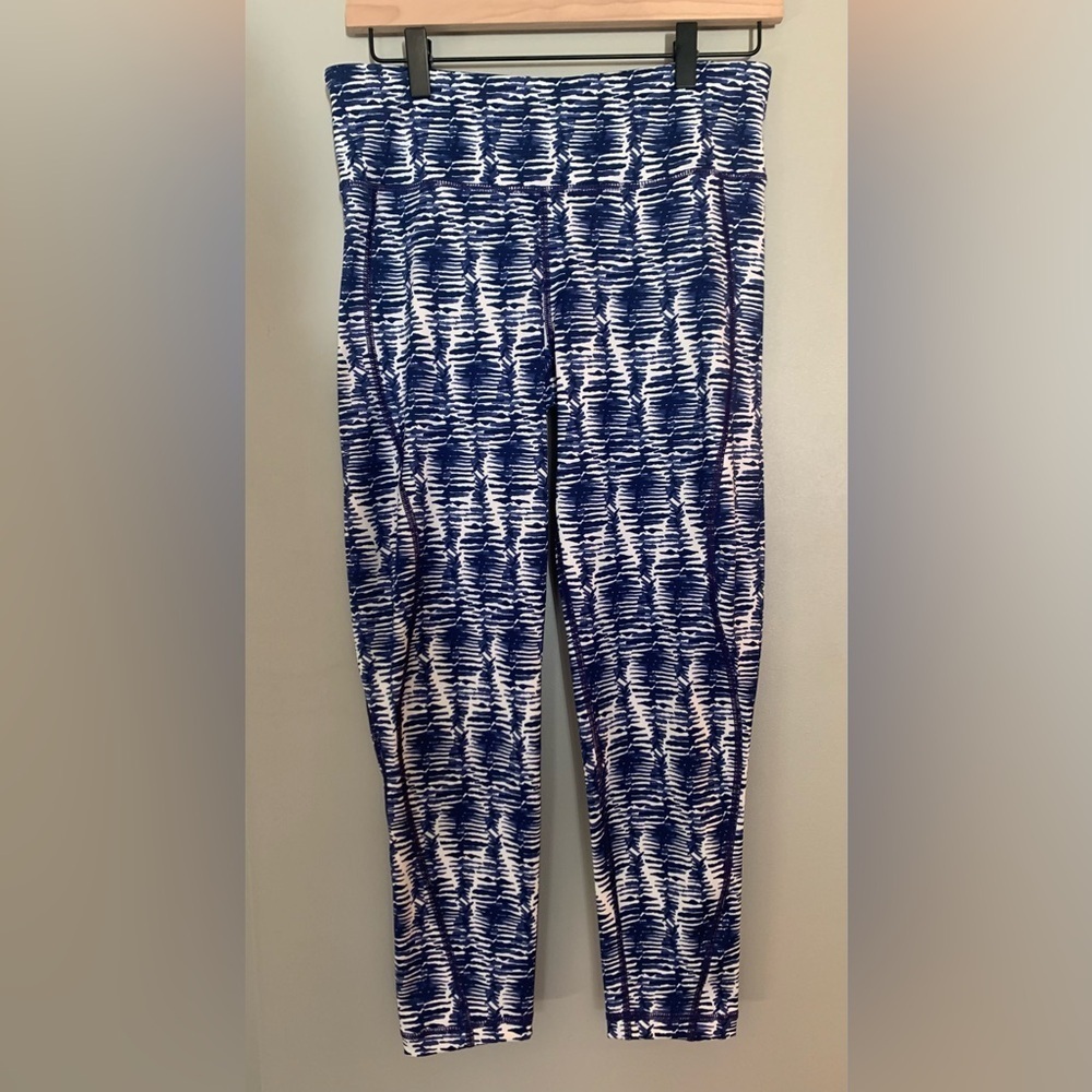 Vineyard Vines Blue and White Leggings - M